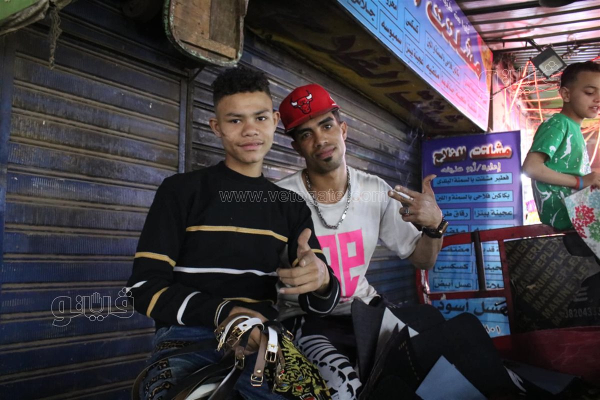 إقبال على محلات ألعاب الأطفال في حدائق المعادي بليلة عيد الفطر (1)