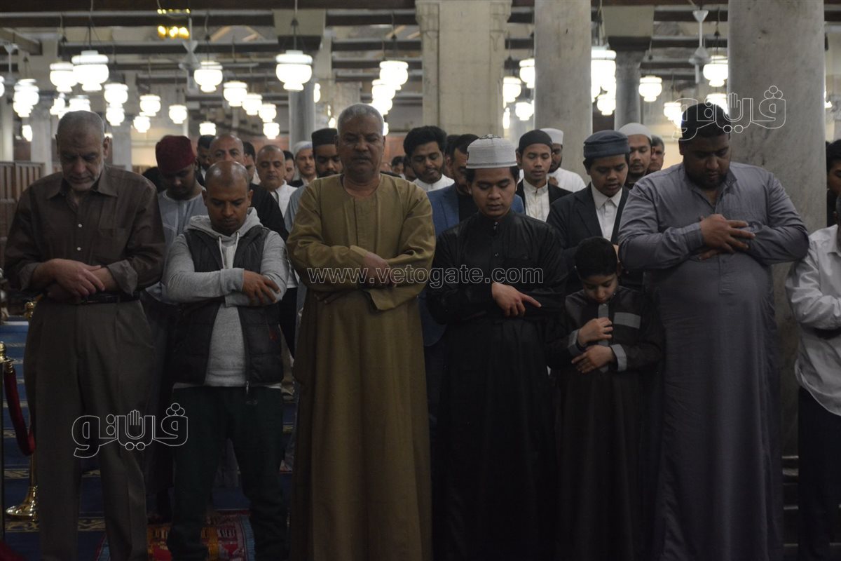 صلاة للفجر وتكبيرات العيد من الأزهر (8)