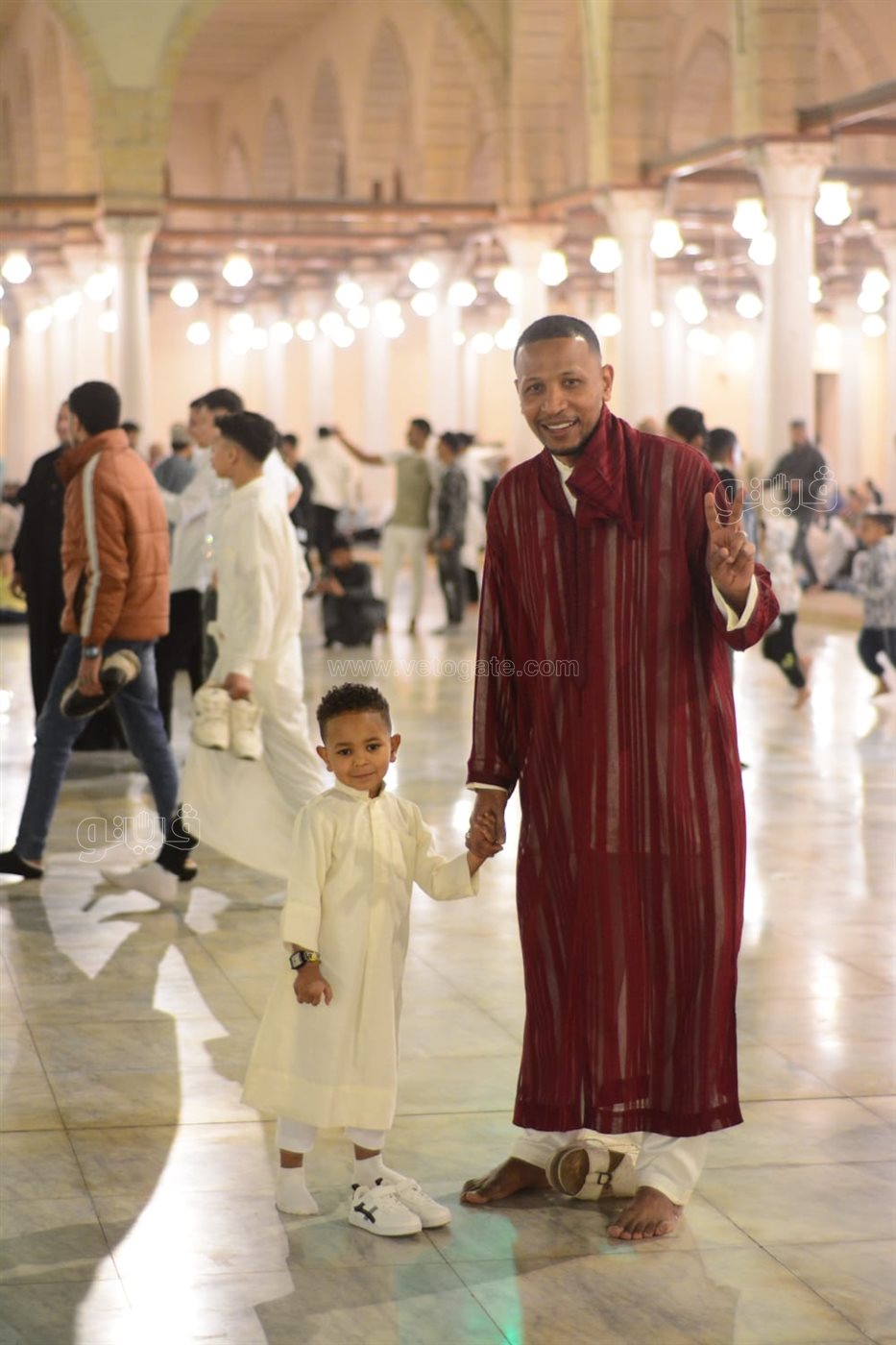 فرحة عيد الفطر في مساجد مصر (11)