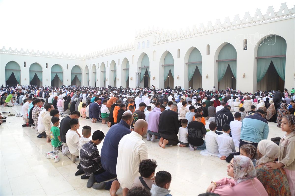 أجواء فرحة، صلاة العيد الفطر في الحاكم بأمر الله حاجة ثانية (5)