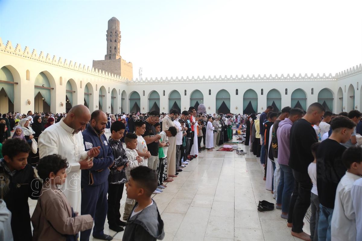 أجواء فرحة، صلاة العيد الفطر في الحاكم بأمر الله حاجة ثانية (6)