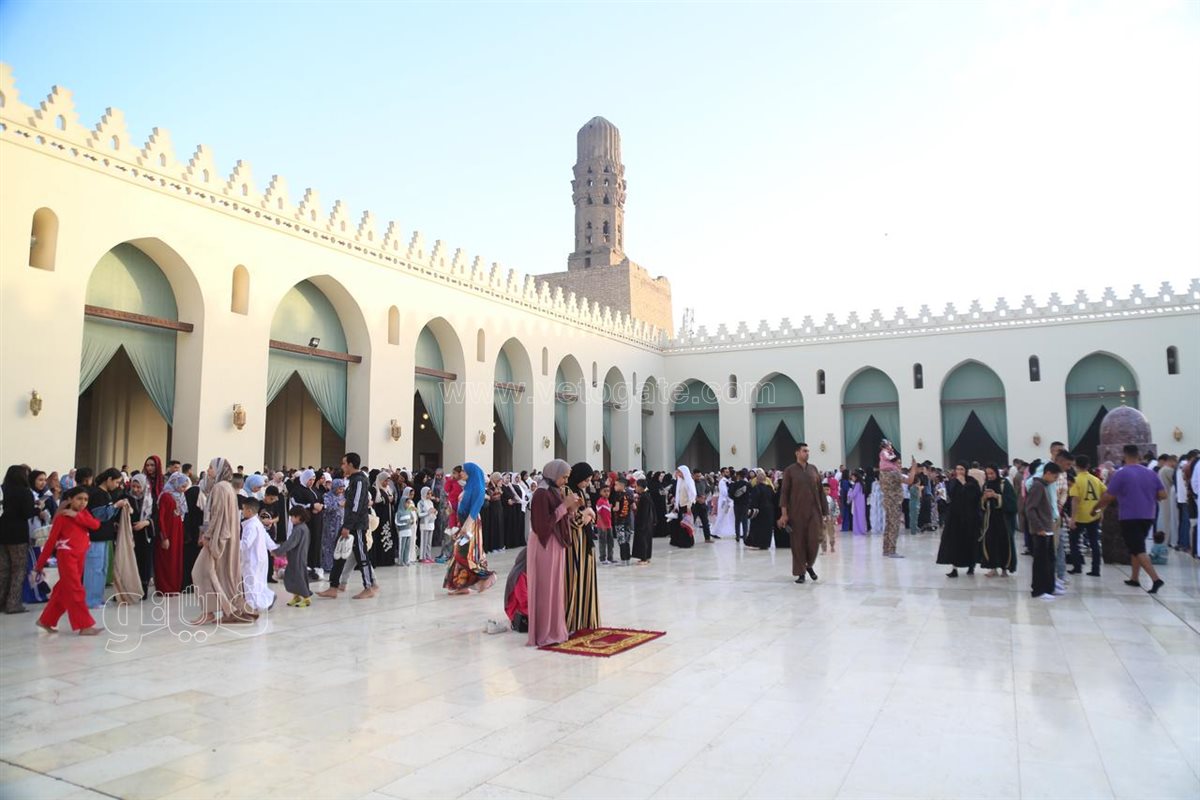 أجواء فرحة، صلاة العيد الفطر في الحاكم بأمر الله حاجة ثانية (8)