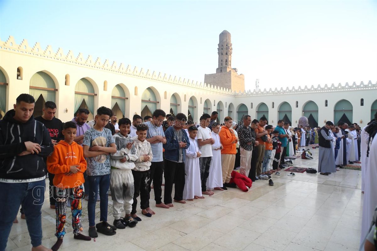 أجواء فرحة، صلاة العيد الفطر في الحاكم بأمر الله حاجة ثانية (10)