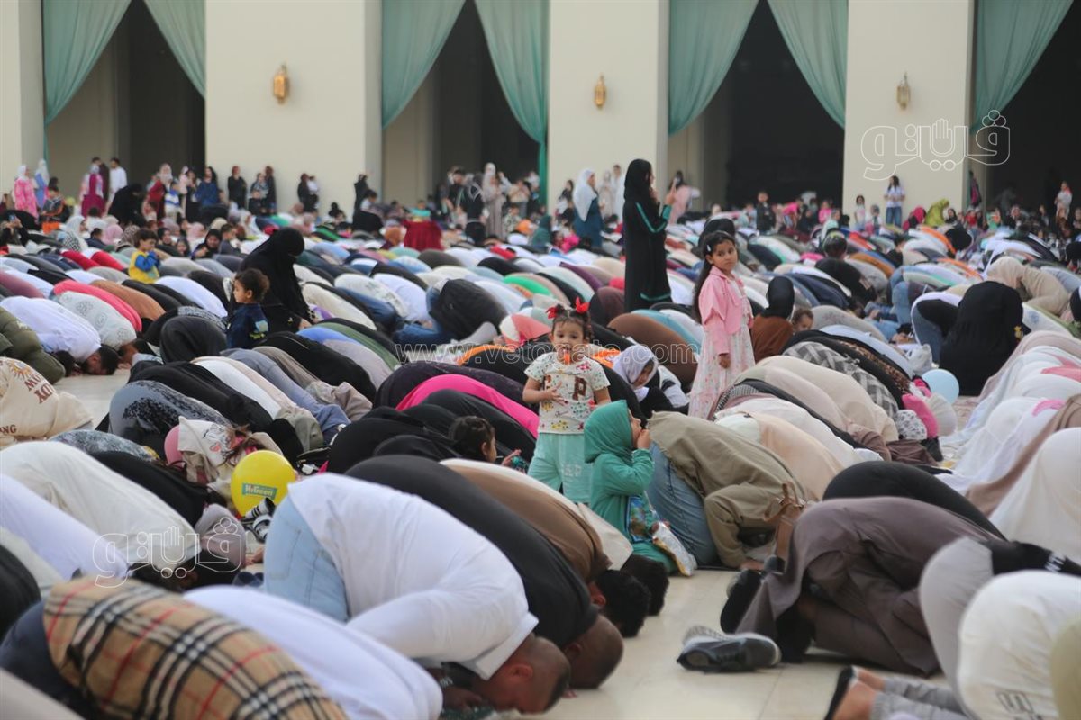 أجواء فرحة، صلاة العيد الفطر في الحاكم بأمر الله حاجة ثانية (24)