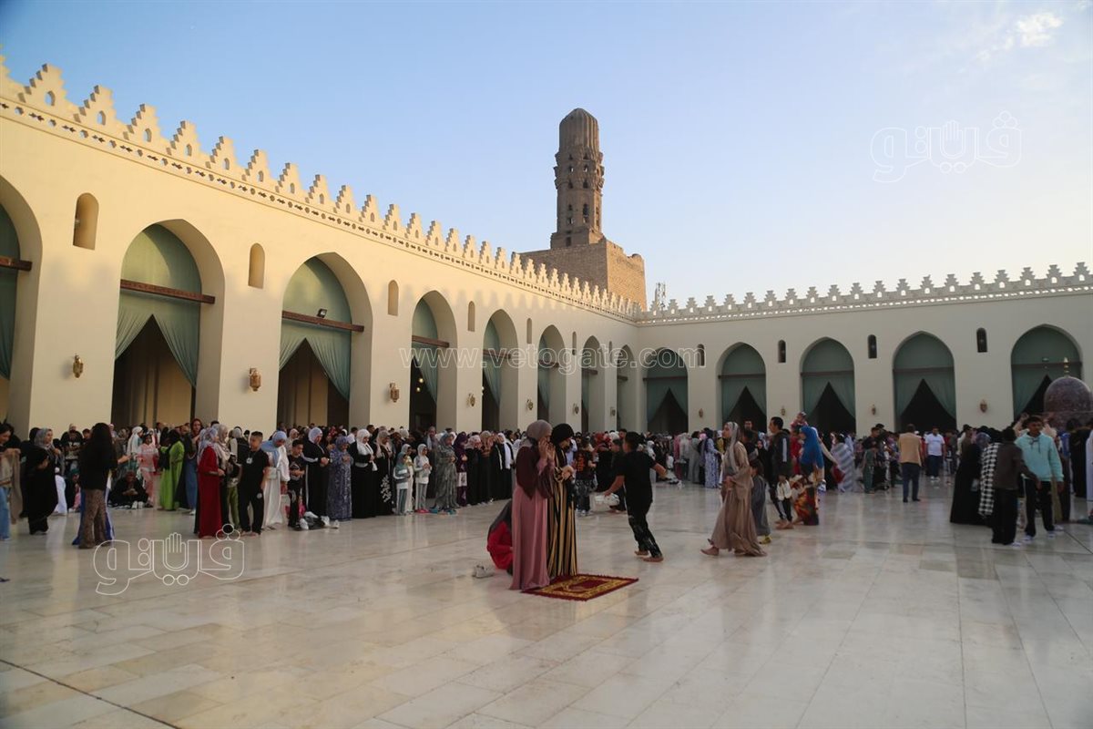 أجواء فرحة، صلاة العيد الفطر في الحاكم بأمر الله حاجة ثانية (26)