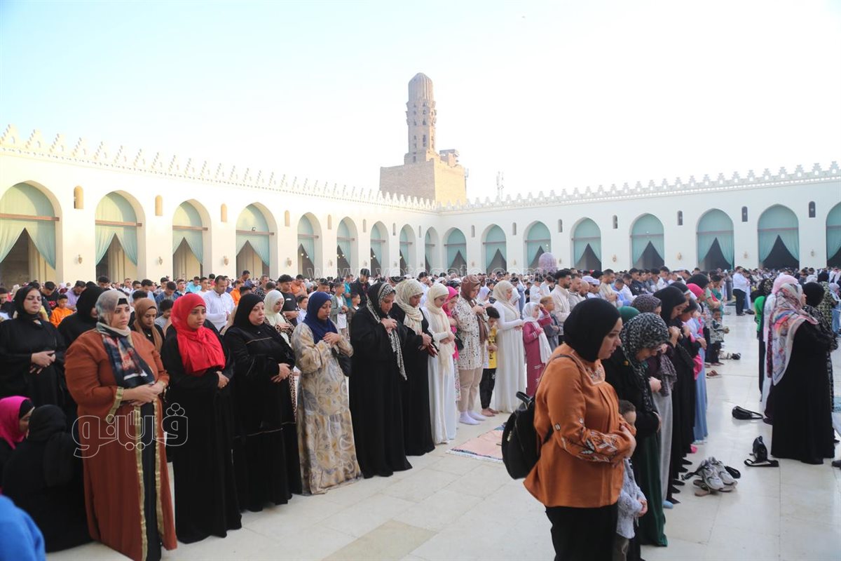 أجواء فرحة، صلاة العيد الفطر في الحاكم بأمر الله حاجة ثانية (29)