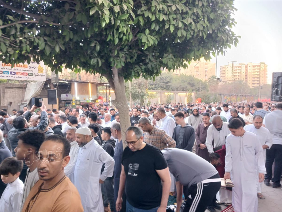 فصل الرجال عن النساء، صلاة العيد الفطر المبارك 2025 بمسجد الخليل حدائق المعادي (6)