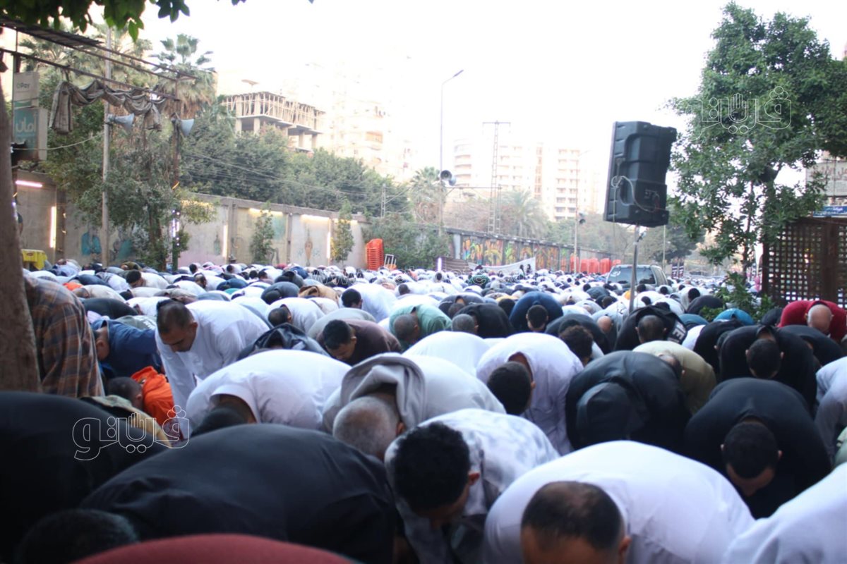 فصل الرجال عن النساء، صلاة العيد الفطر المبارك 2025 بمسجد الخليل حدائق المعادي (10)