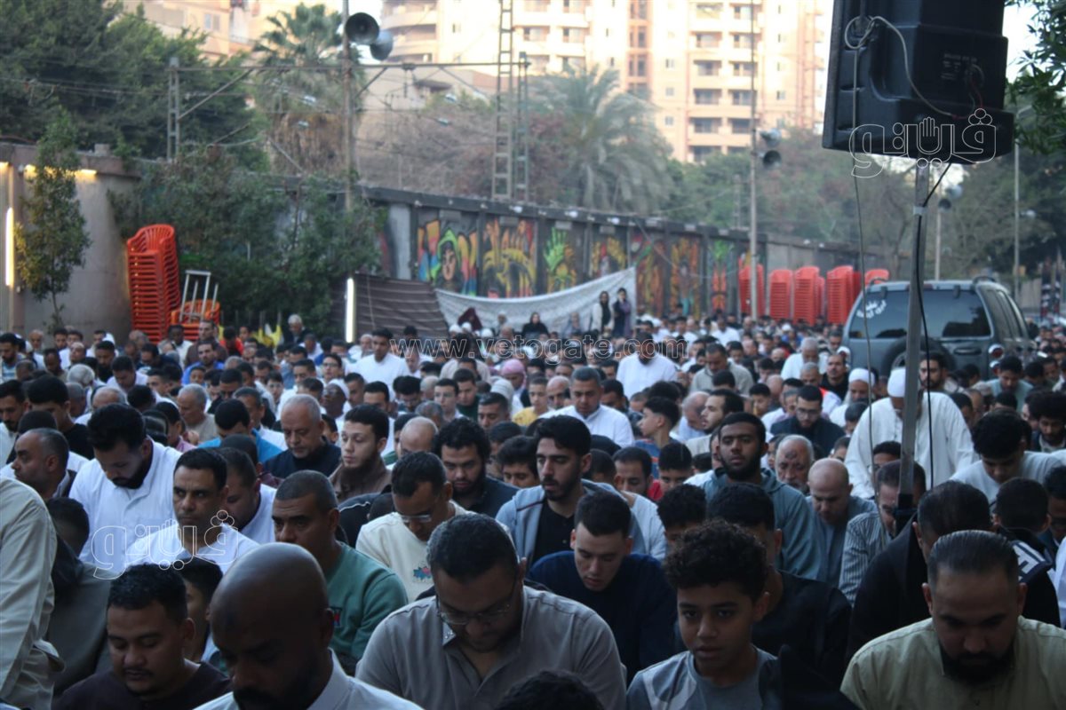 فصل الرجال عن النساء، صلاة العيد الفطر المبارك 2025 بمسجد الخليل حدائق المعادي (12)