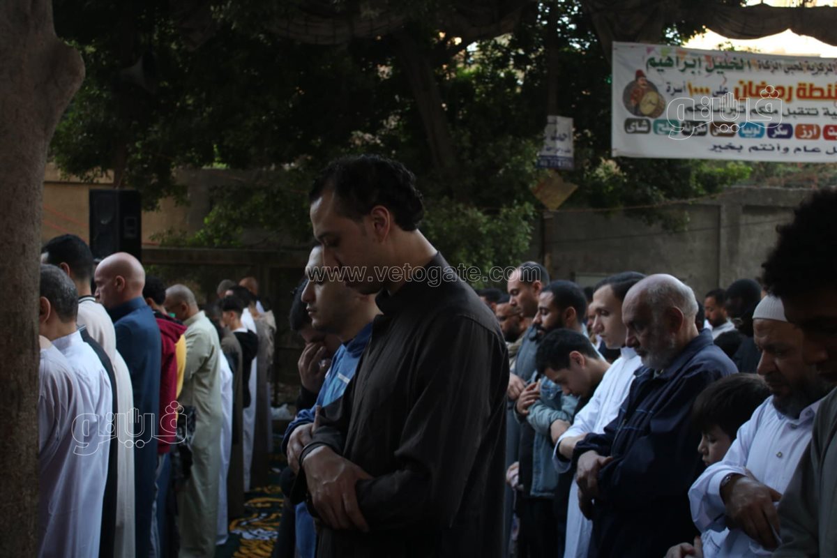 فصل الرجال عن النساء، صلاة العيد الفطر المبارك 2025 بمسجد الخليل حدائق المعادي (15)