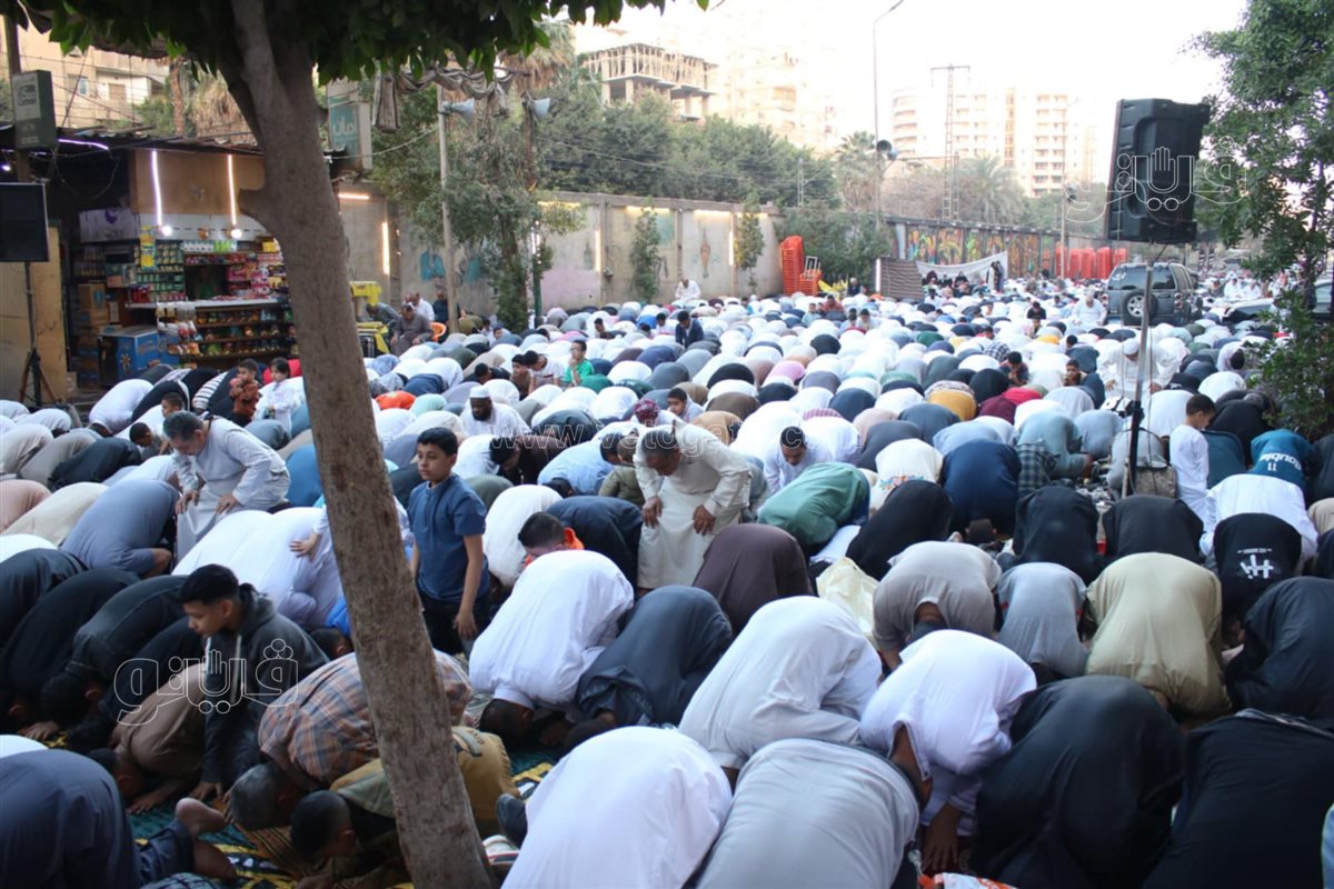 فصل الرجال عن النساء، صلاة العيد الفطر المبارك 2025 بمسجد الخليل حدائق المعادي (16)