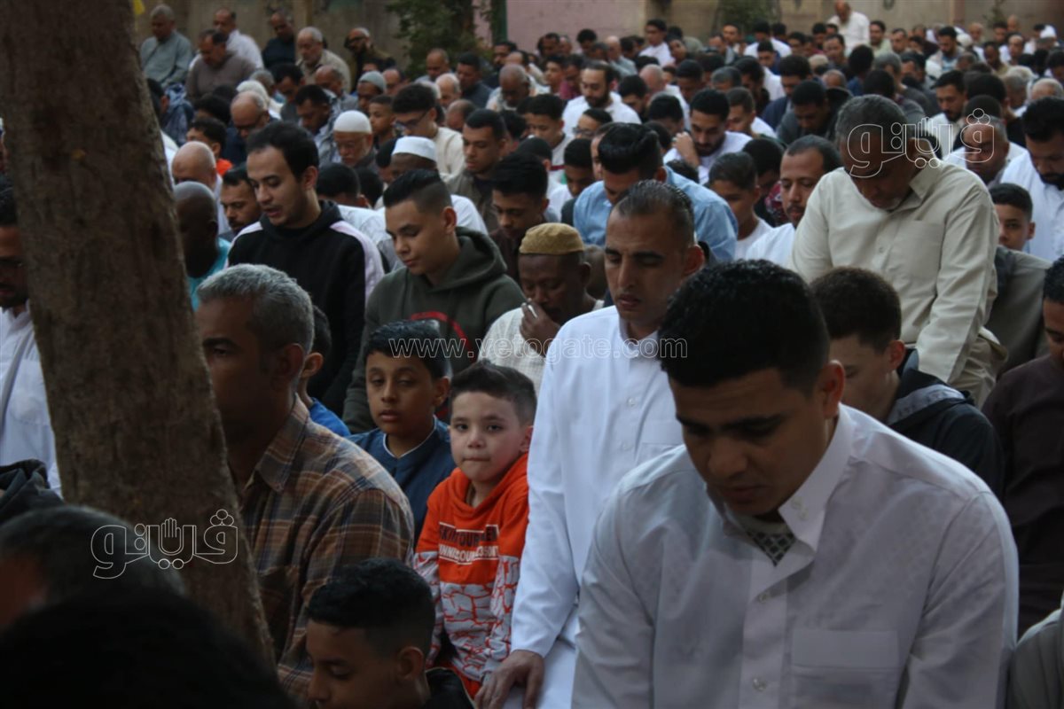 فصل الرجال عن النساء، صلاة العيد الفطر المبارك 2025 بمسجد الخليل حدائق المعادي (19)