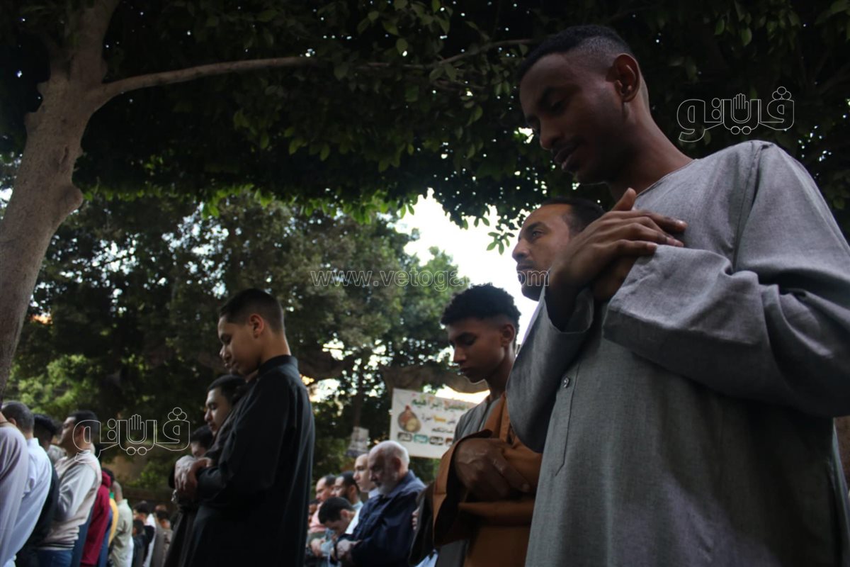 فصل الرجال عن النساء، صلاة العيد الفطر المبارك 2025 بمسجد الخليل حدائق المعادي (20)