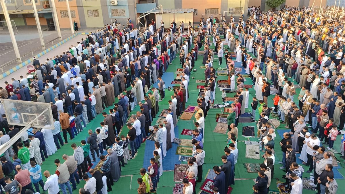 لقطات من صلاة الفطر بالقليوبية ،فبتو