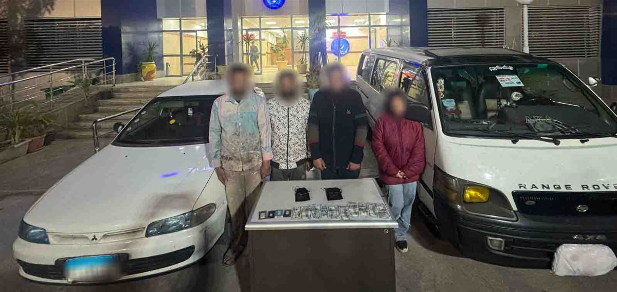 القبض على 4 لصوص لسرقة المساكن فى الشروق 