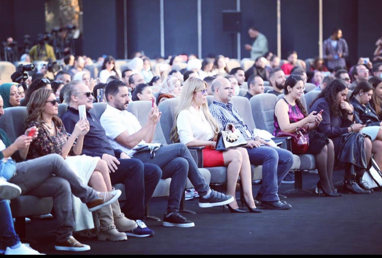 إيمان أبو طالب في ندوة الفنانة نيللي