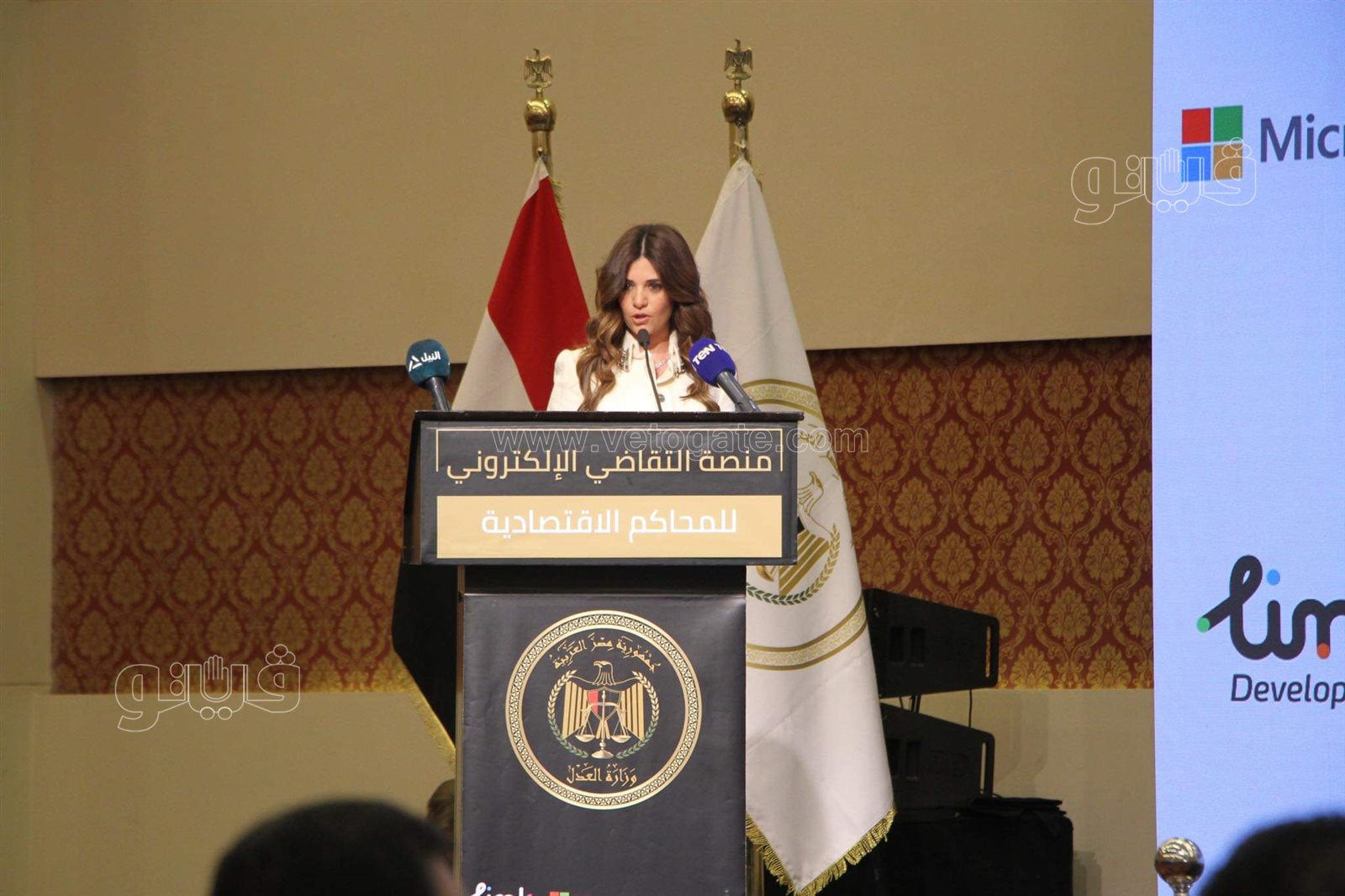 احتفالية وزارة العدل لإطلاق منظومة التقاضي الإلكتروني عن بعد للمحاكم (7)