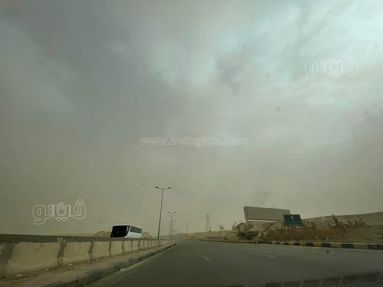 عاصفة ترابية تضرب القاهرة والجيزة (6)