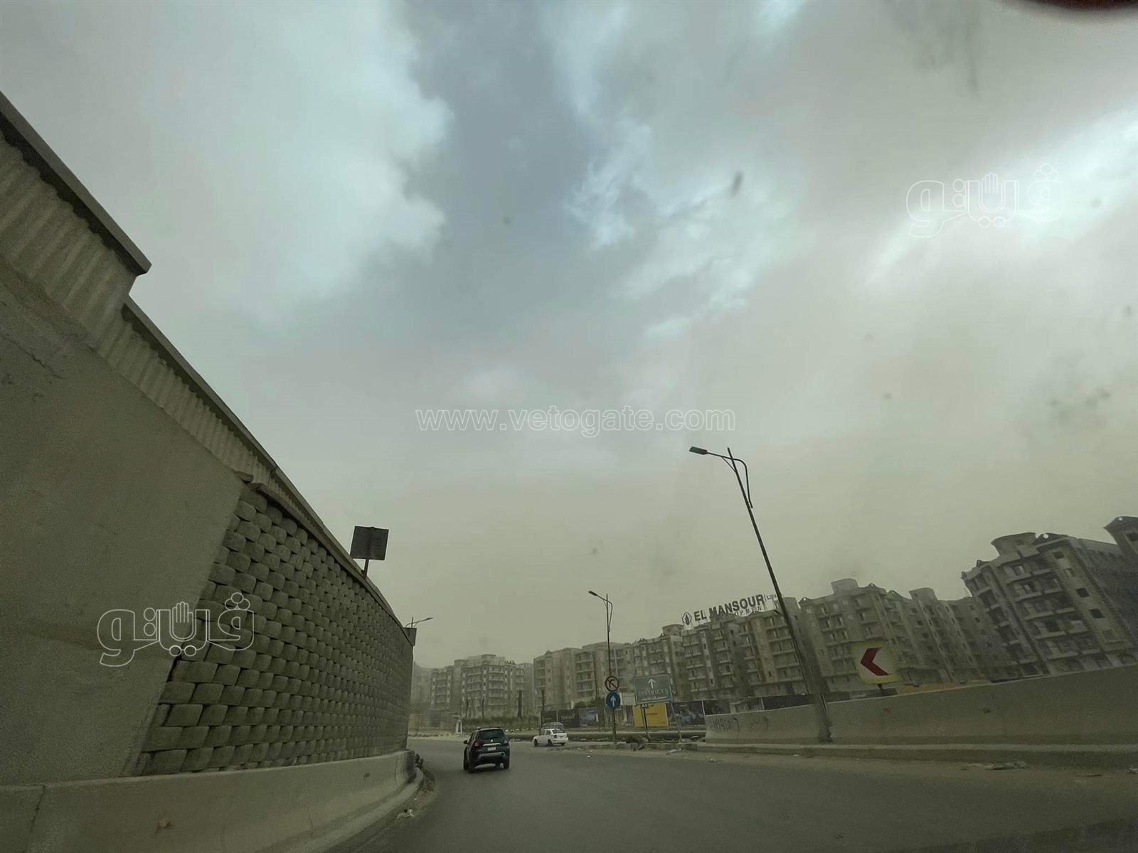 عاصفة ترابية تضرب القاهرة والجيزة (8)