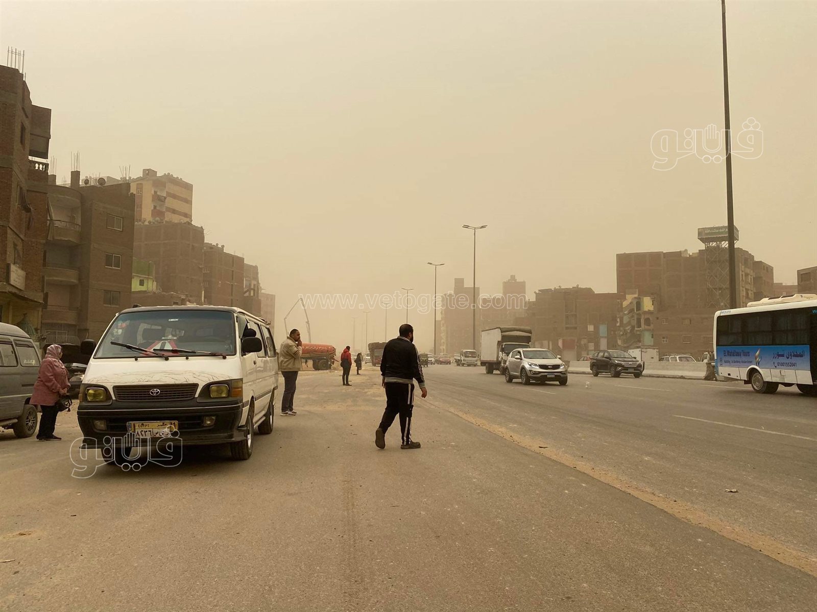 عاصفة ترابية تضرب القاهرة والجيزة (3)
