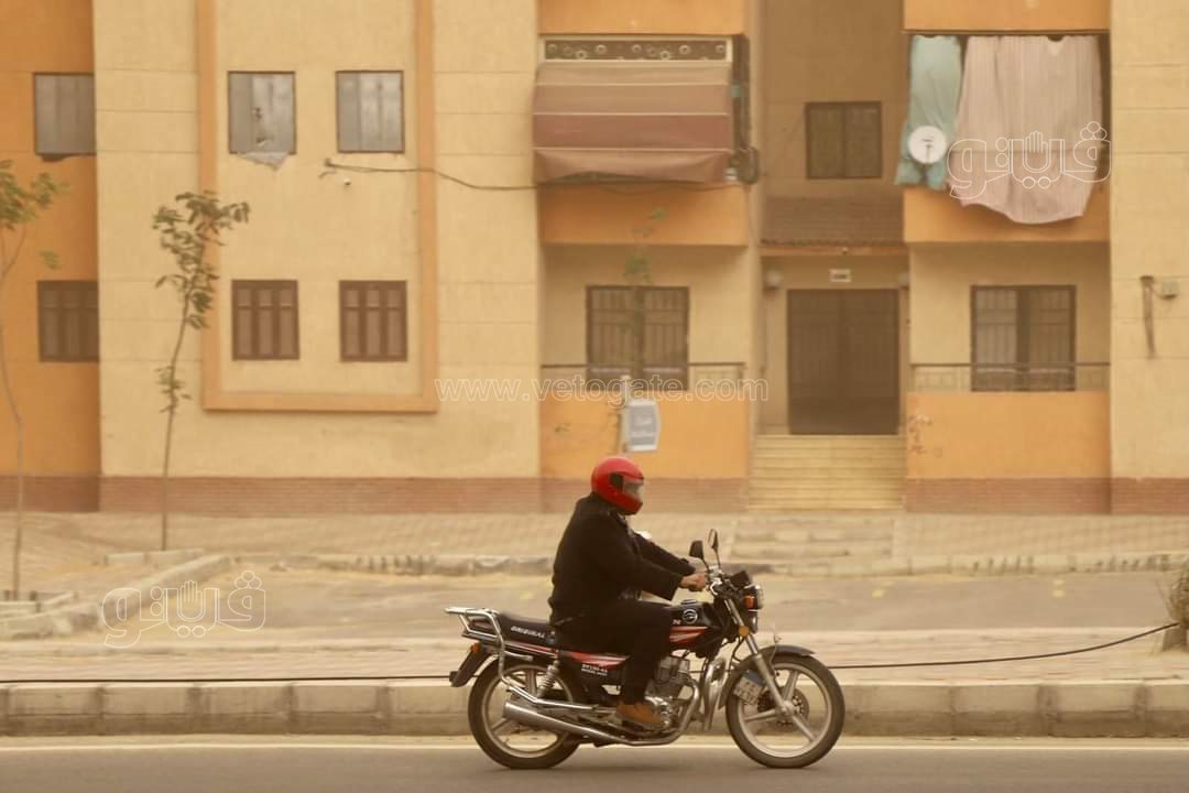 العاصفة الترابية في مدينة 6 أكتوبر بالجيزة (6)
