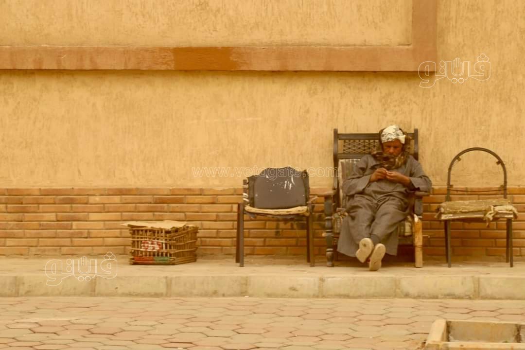 العاصفة الترابية في مدينة 6 أكتوبر بالجيزة (2)