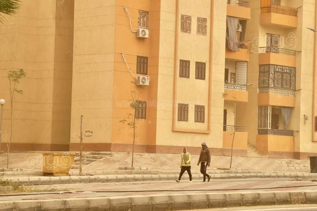 العاصفة الترابية في مدينة 6 أكتوبر بالجيزة (10)