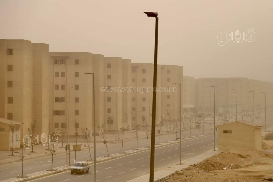 العاصفة الترابية في مدينة 6 أكتوبر بالجيزة (11)