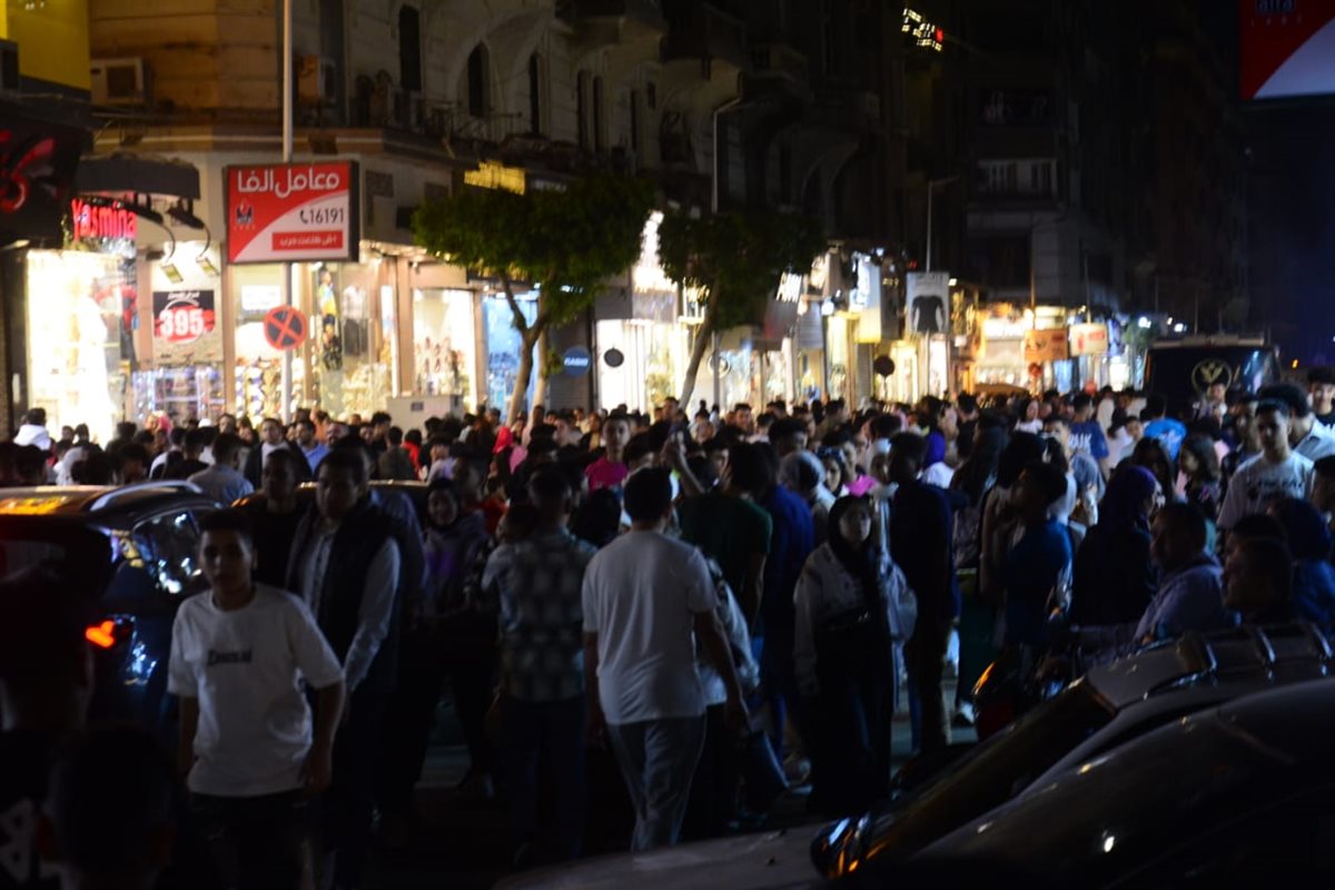 احتفالات عيد الفطر في شوارع وسط البلد