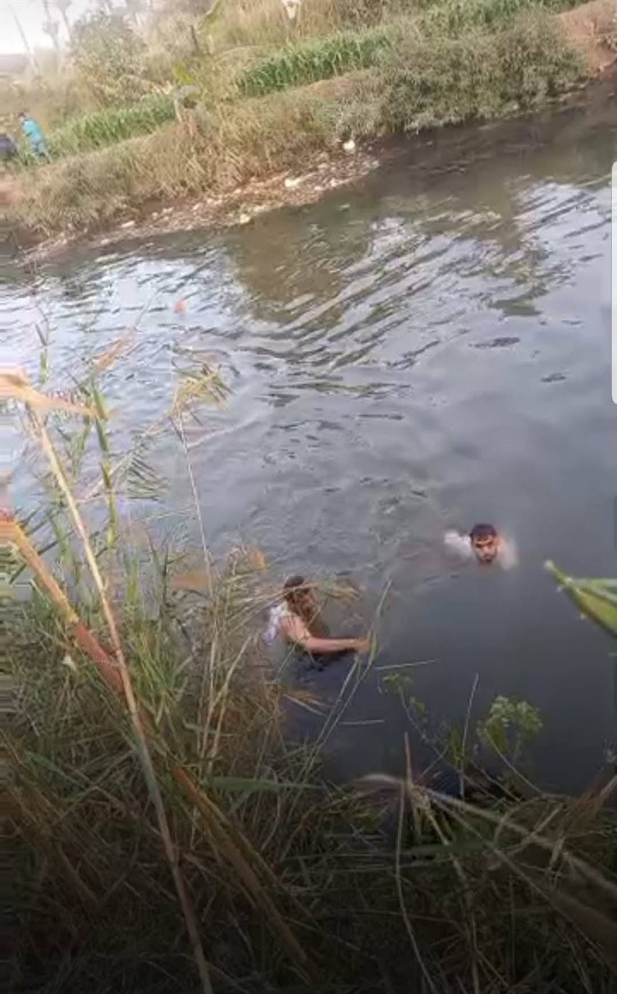 شهامة شباب الزيتون تُنقذ أسرة من الغرق بترعة الإبراهيمية ببني سويف
