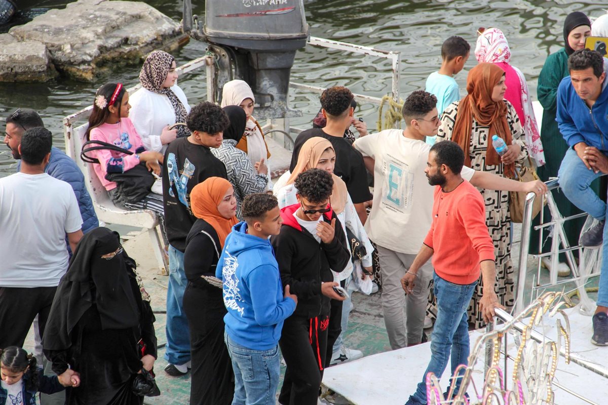 احتفالات عيد الفطر على النيل