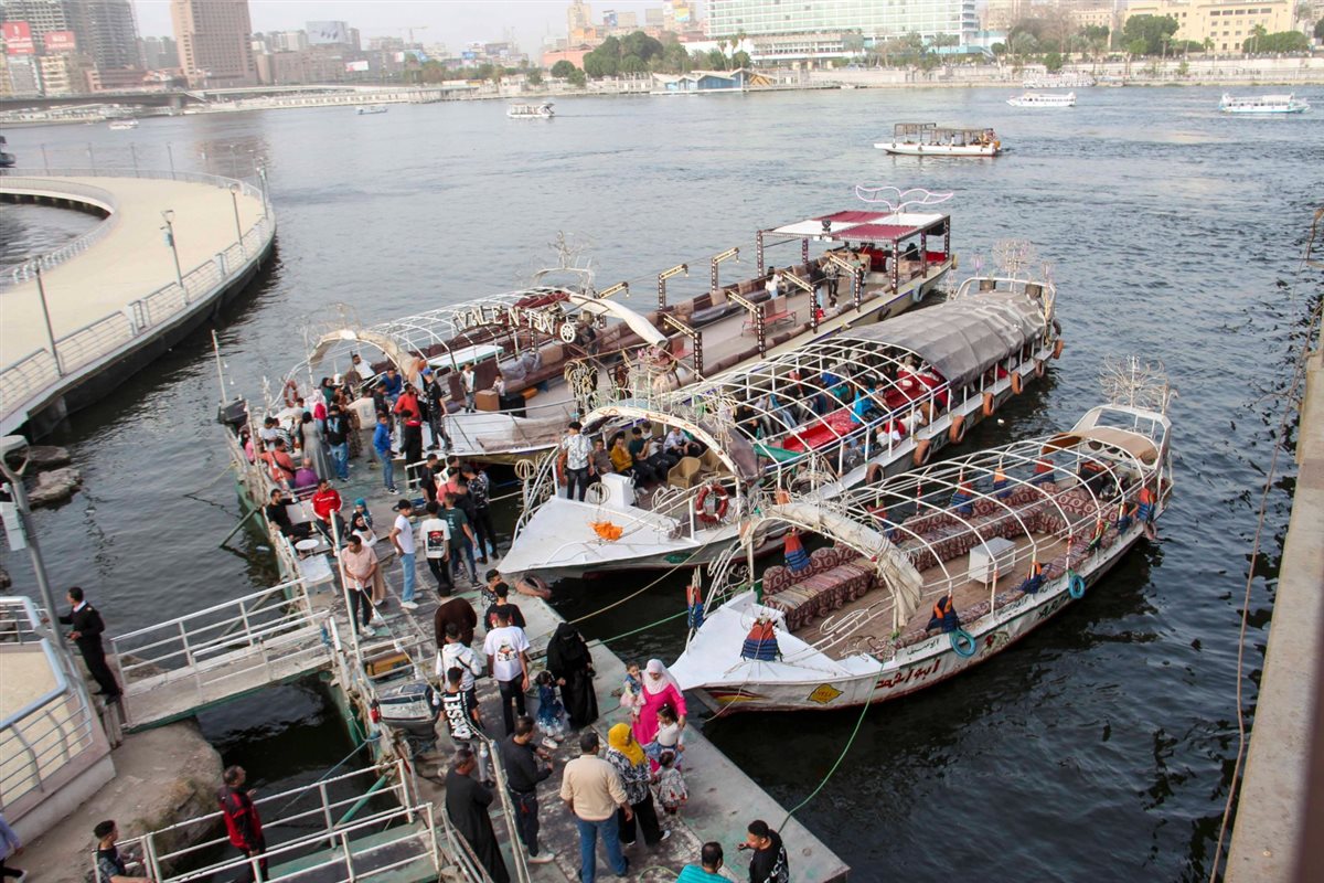 احتفالات عيد الفطر على النيل