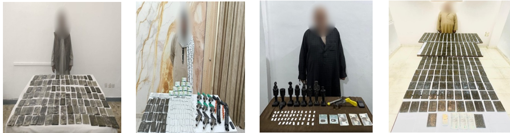 سقوط 32 عنصر إجرتمى بحوزتهم كميات من المخدرات قبل ترويجها فى العيد