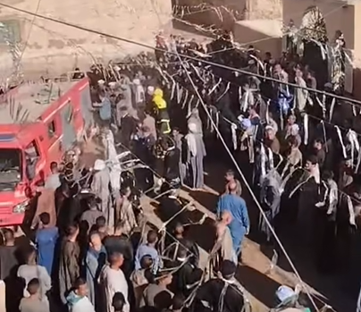 <strong>تشييع جثمان النقيب محمد عبدالصبور بمسقط رأسه بقنا</strong>