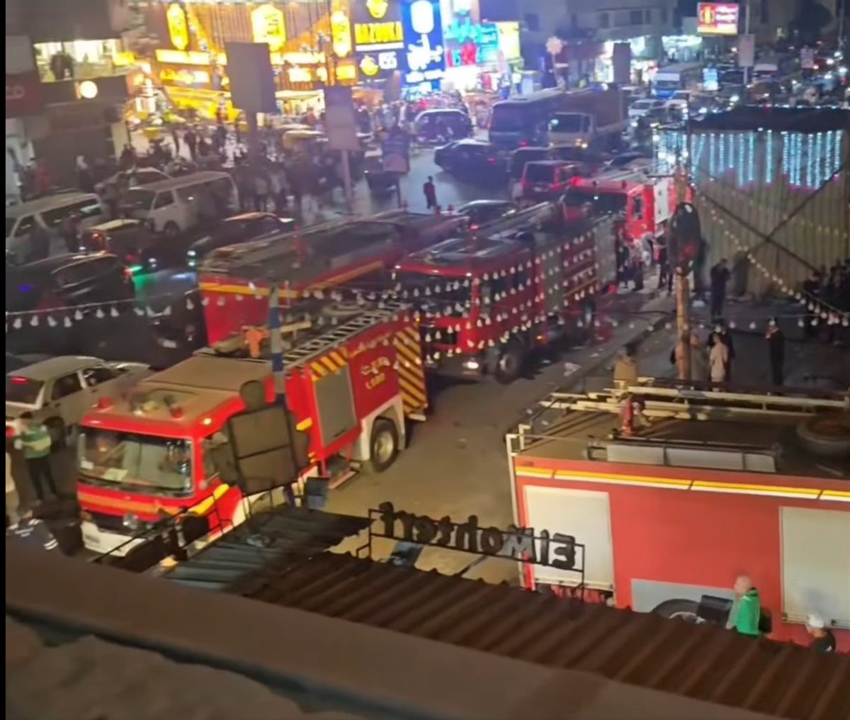 اندلاع حريق داخل محطة مترو روض الفرج