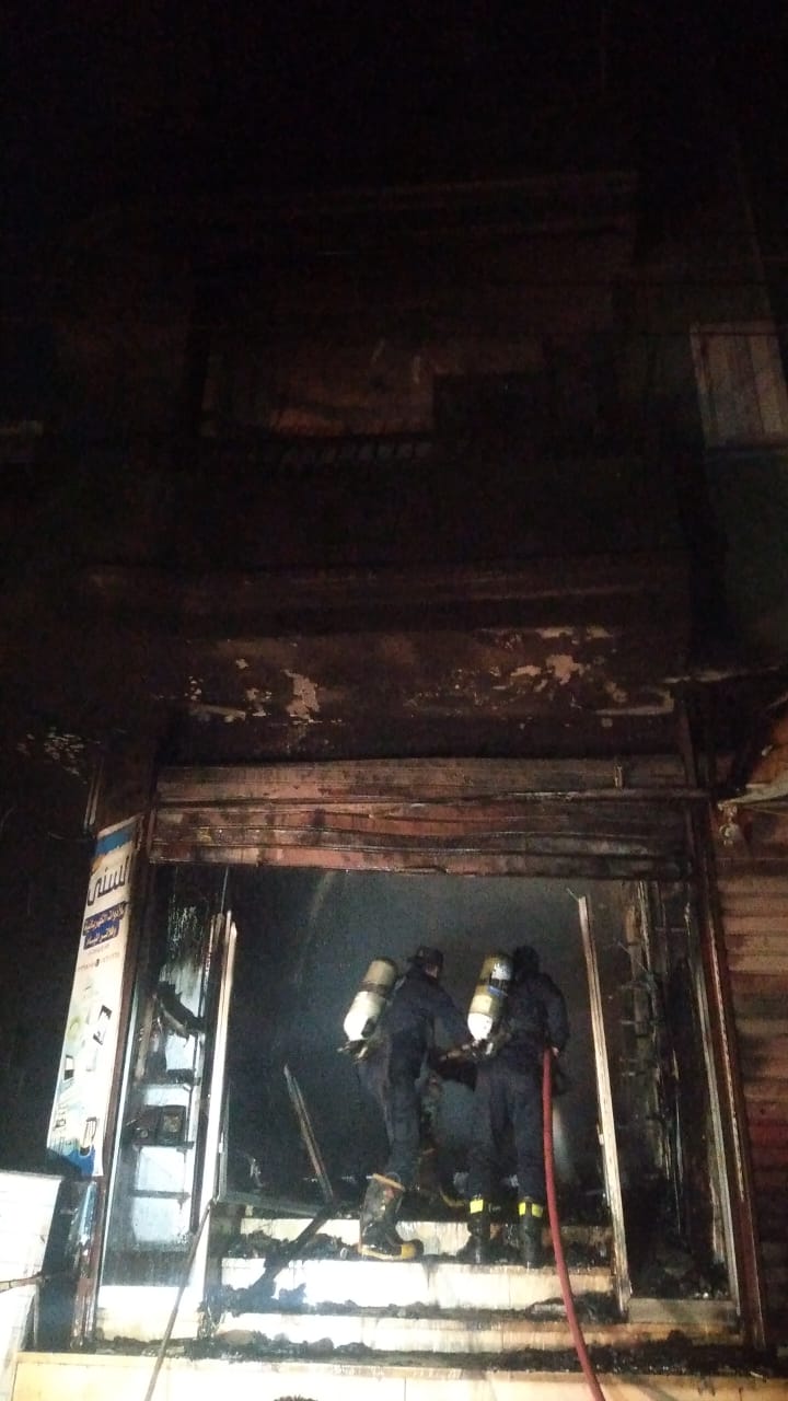 حريق محل هدايا ببنها،فيتو