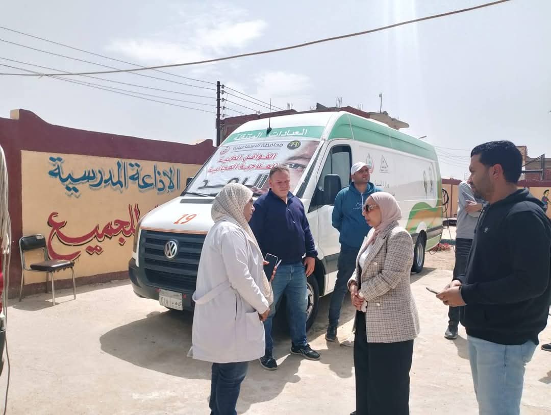 جانب من تفقد القافلة،فيتو