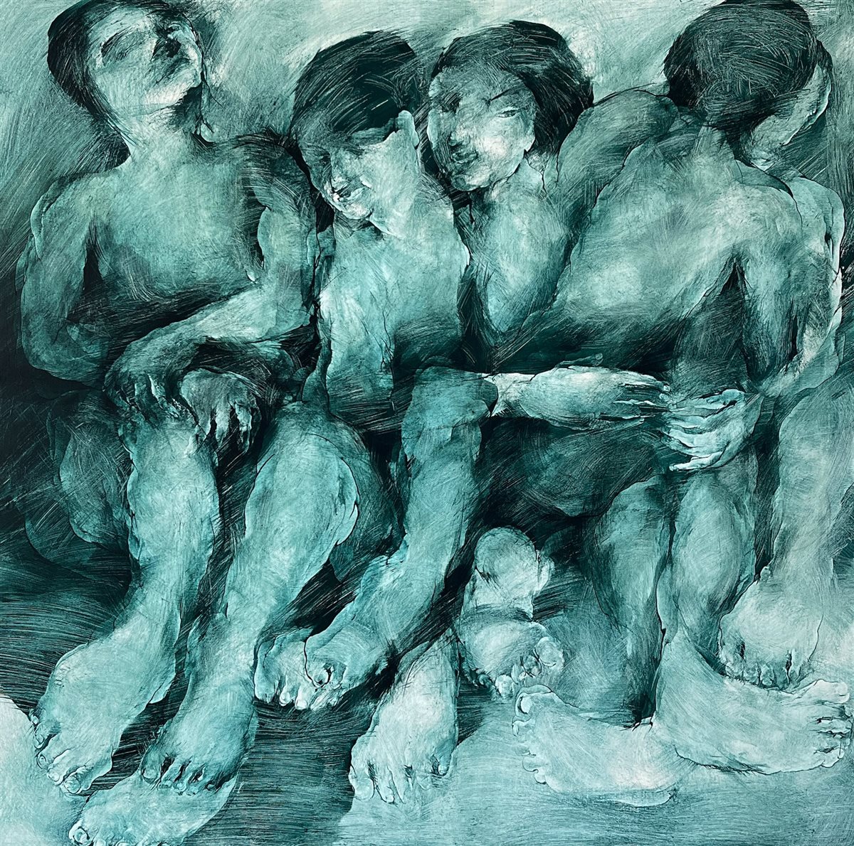 من أعمال الفنانة ريما سلمون، فيتو