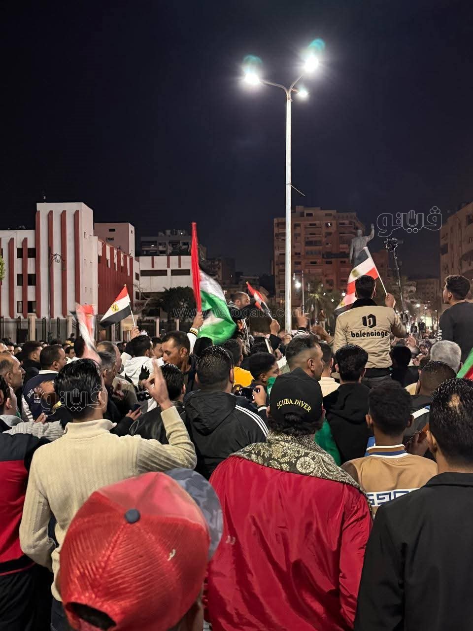  الآلاف من أهالي بورسعيد يتحشدون استعدادا للانطلاق لمعبر رفح، فيتو 