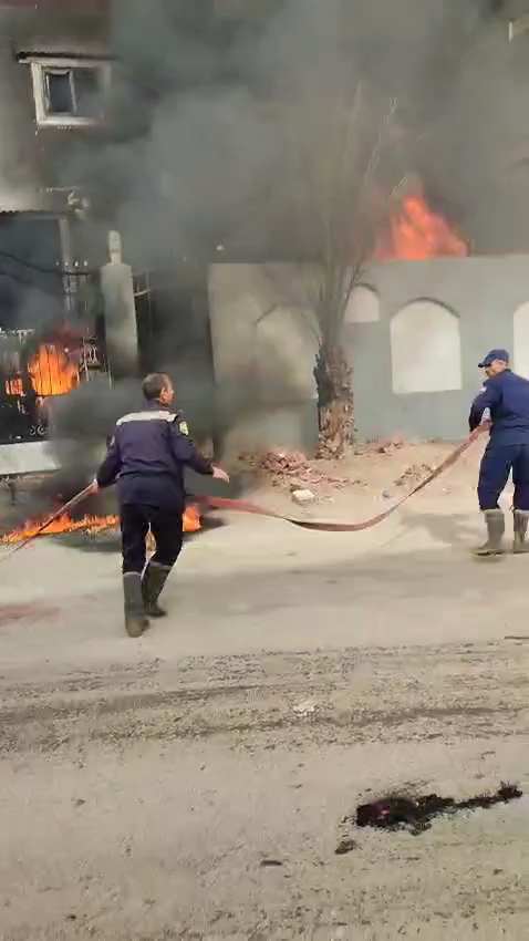 حريق يلتهم مصنع بويات،فيتو2