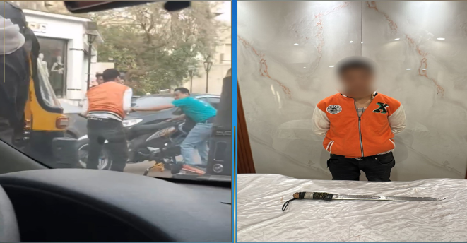 مسجل خطر يمزق جسد شاب أثر خلافات على أولوية المرور بالمعادى