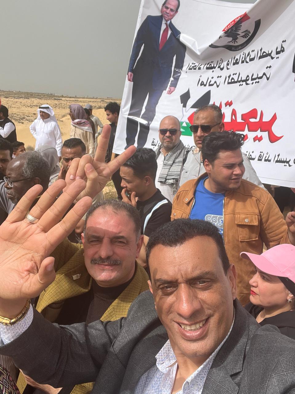 وقفة بالقليوبية لرفض التهجير القسرى للشعب الفلسطيني،فيتو