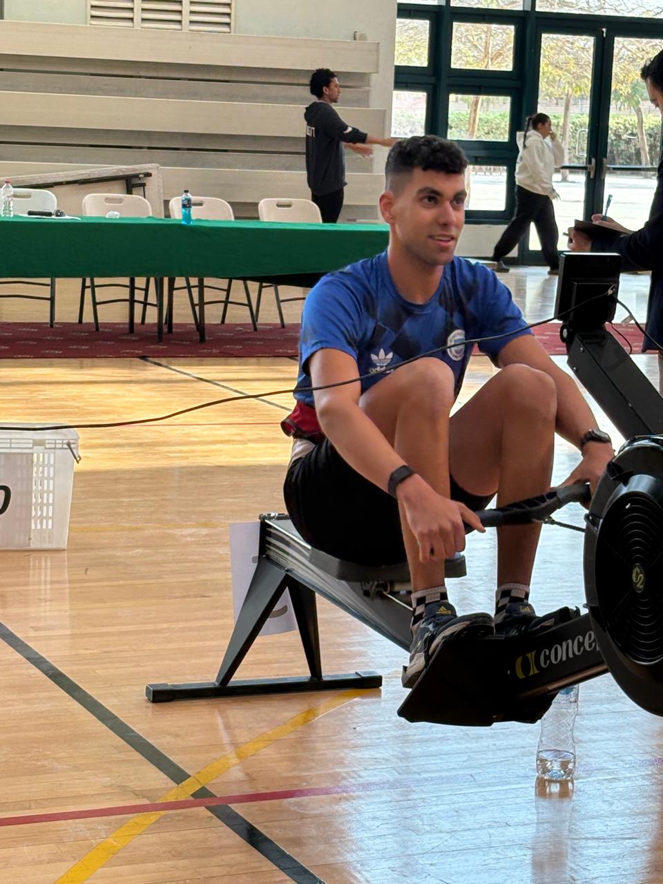 طلاب جامعة قناة السويس خلال البطولة،فيتو