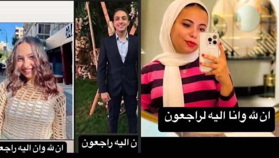 نهاية مأساوية لـ 3 موظفين بشركة رجل أعمال شهير.. سيارة أودت بحياتهم على طريق السويس