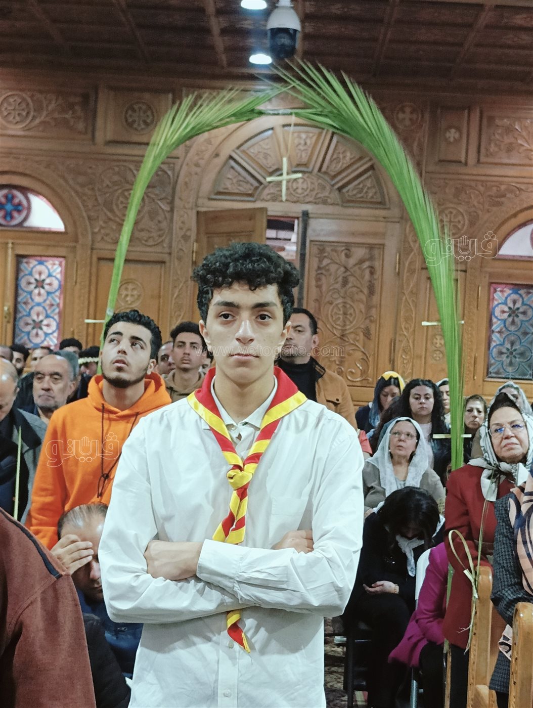 قداس أحد السعف ببورسعيد، فيتو