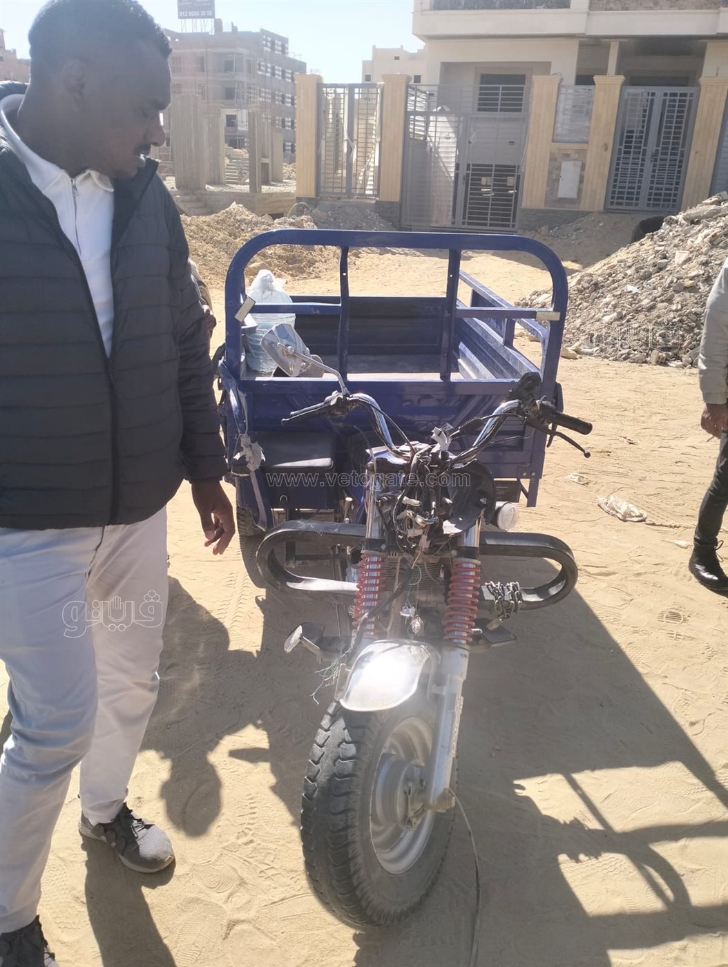 جانب من الحادث 