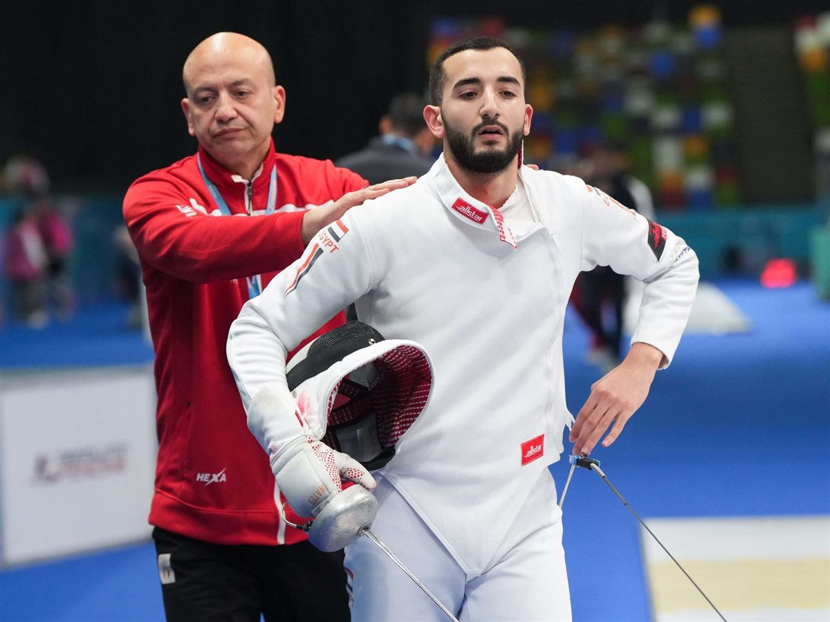 محمود السيد لاعب منتخب السلاح، فيتو