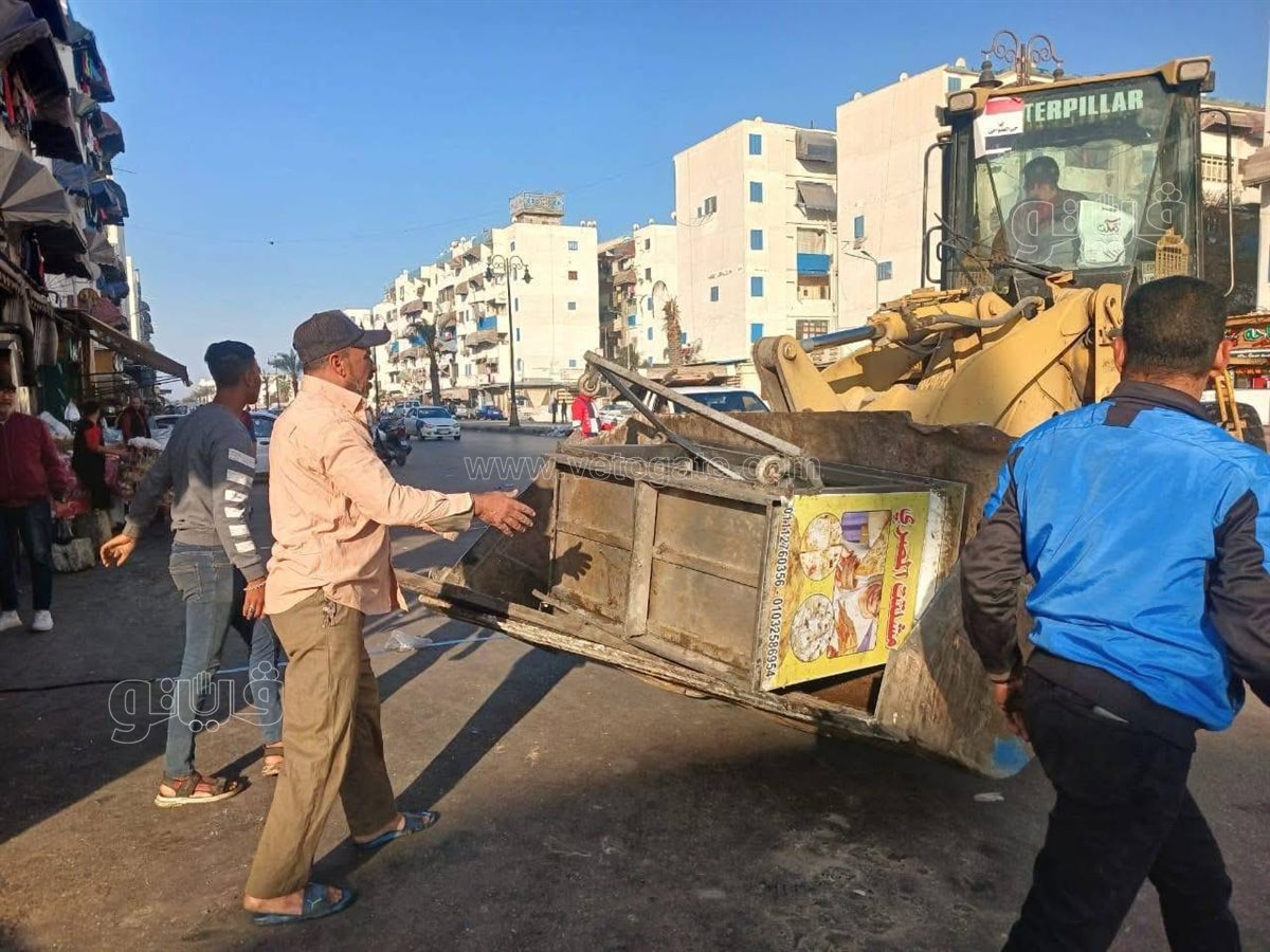 محافظة بورسعيد تشن حملات لإزالة المخالفات، فيتو