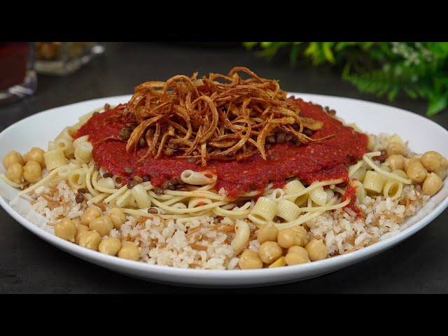 طريقة عمل الكشري