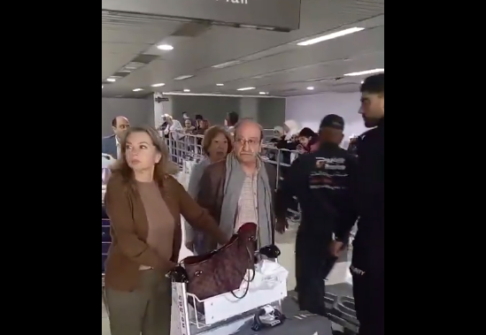 وصول دريد لحام لمطار دمشق، فيتو